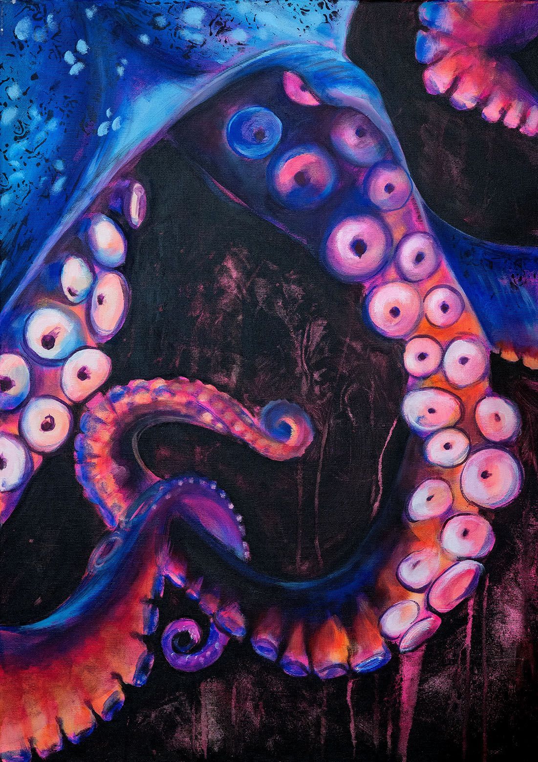 Oktopus und Krake von Danilea Heinki