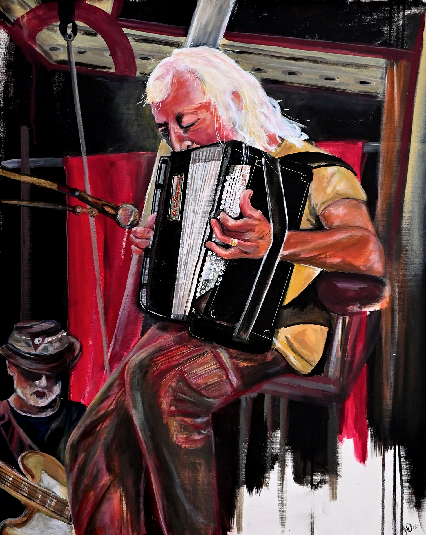 Portrait des Musikers Frederick von Daniela Heinki