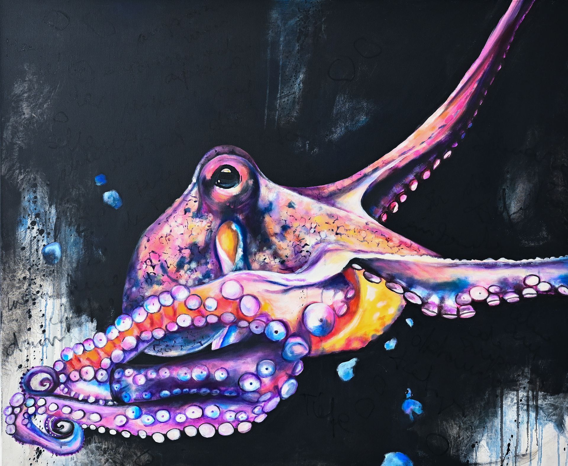 Oktopus und Krake von Danilea Heinki