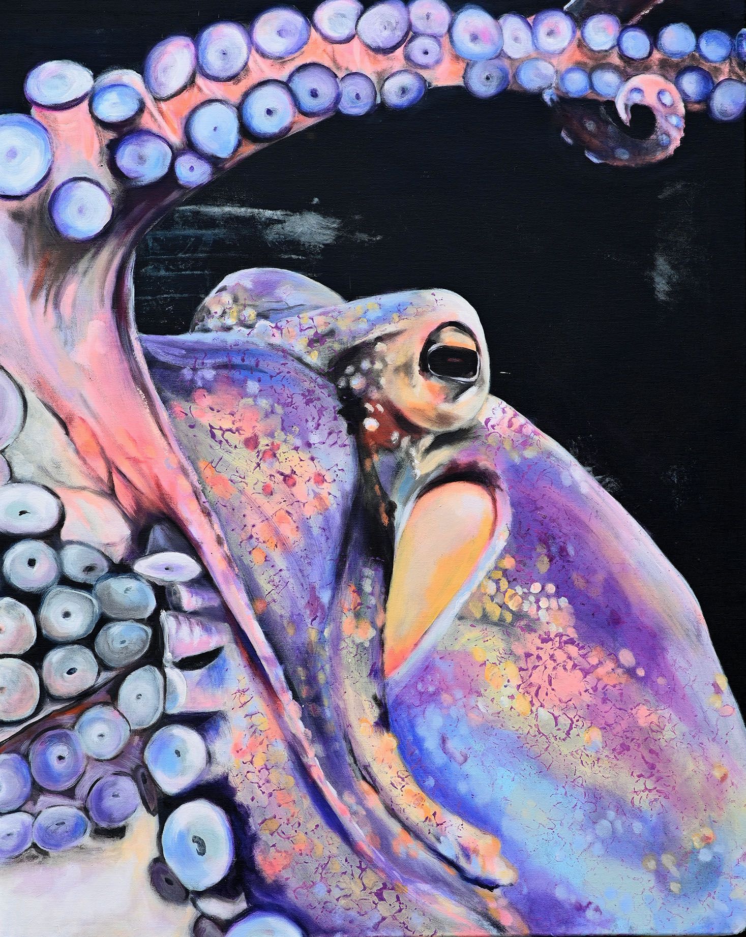 Mit seinen Tentakeln, Farben und Bewegungen wirkt der Octopus wie ein Wesen aus einer anderen Welt