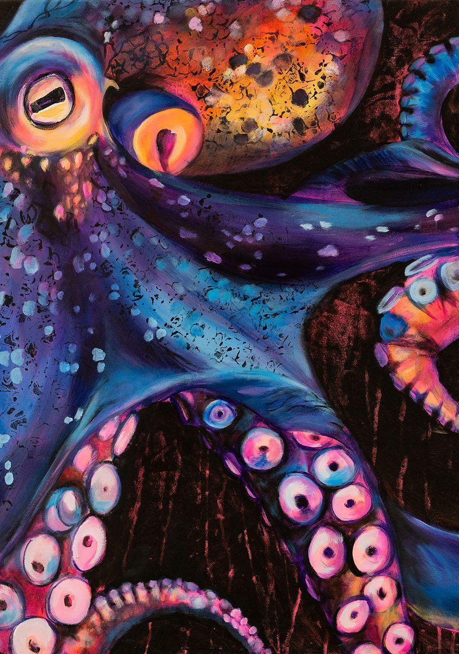 Der Oktopus ist ein Symbol für Wandlung, Intelligenz und das Unbekannte.