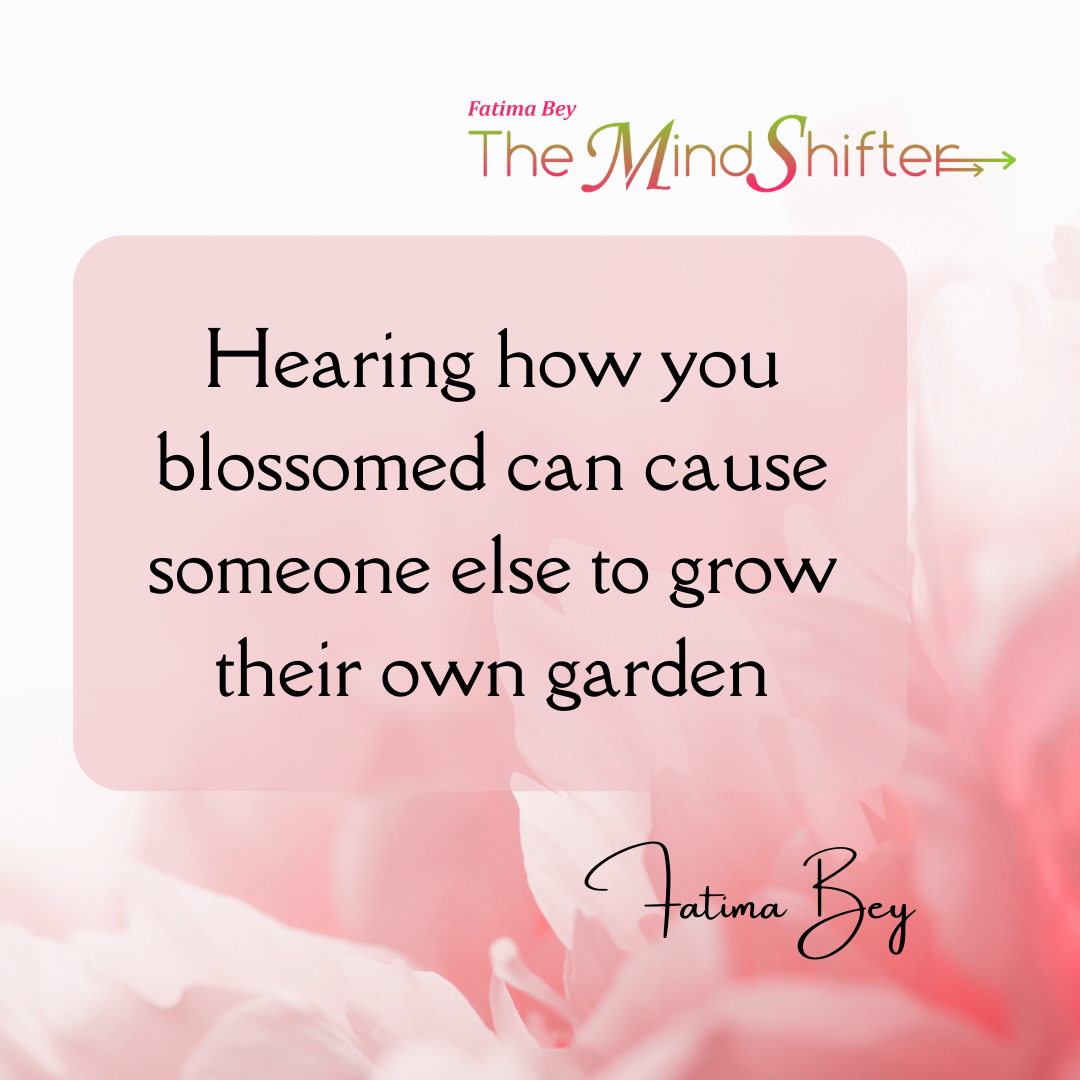 MindShift quote about sharing your story to help others grow