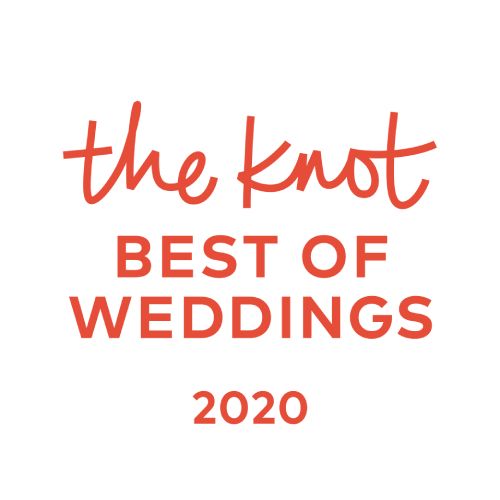 The Knot Best of Weddings 2020 award, marking a fourth consecutive year of recognized excellence.