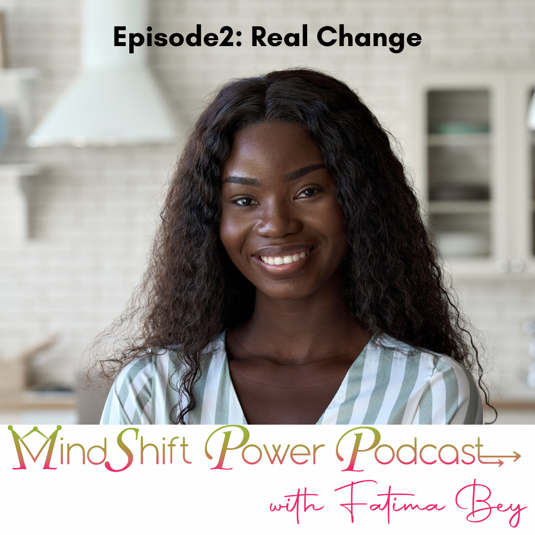 Janaya Cheatham in Episode 2 of MindShift Power Podcast, early stage of her growth journey focused on real change, self-belief, and personal development with Fatima Bey The MindShifter