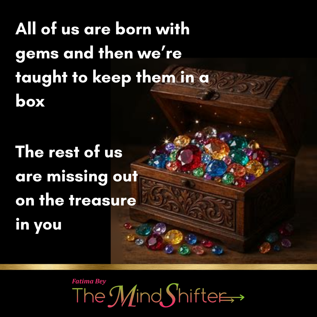 MindShifter gemstone quote by Fatima Bey: