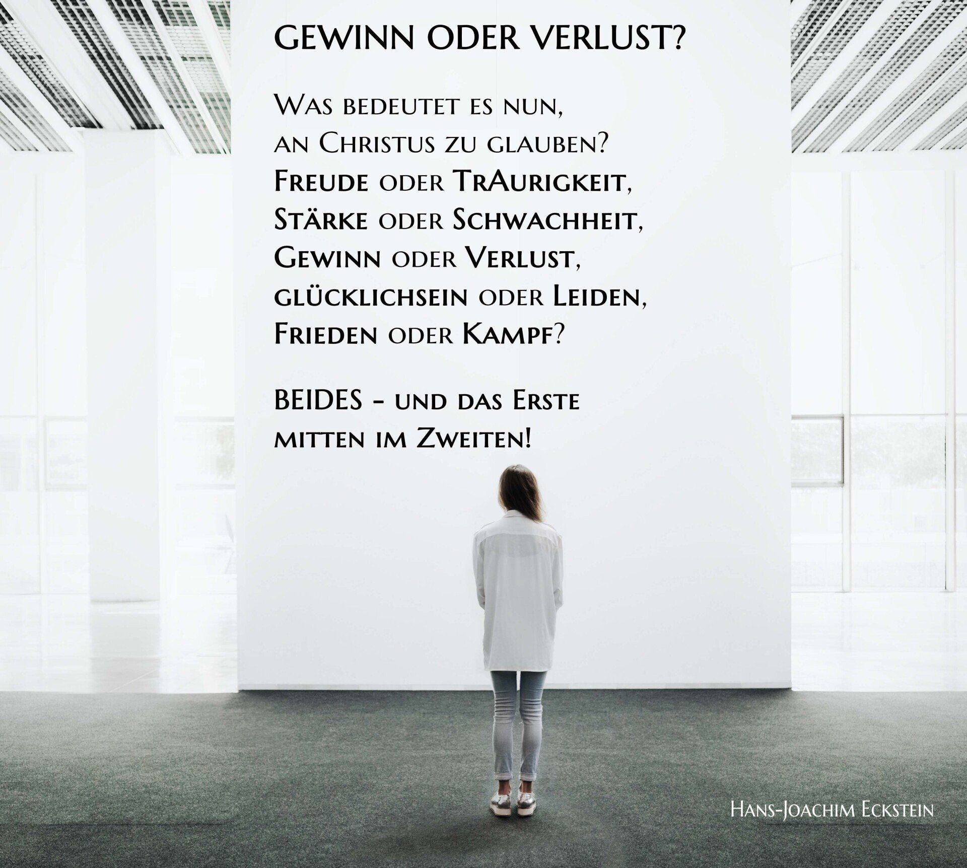 Gewinn oder Verlust, #hansjoachimeckstein, #ecksteinhansjoachim, #ecksteinproduction