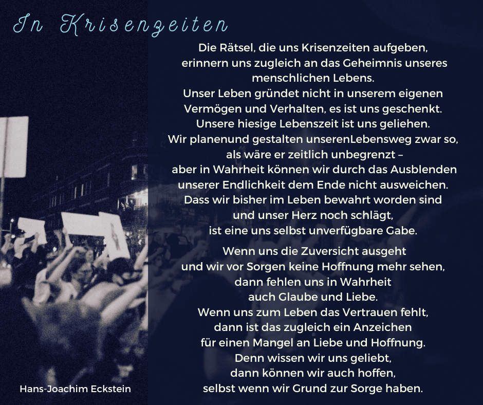 Krisenzeiten, #hansjoachimeckstein, #ecksteinhansjoachim, #ecksteinproduction