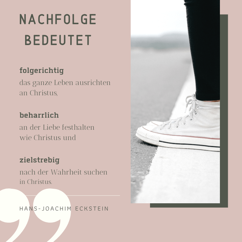 Nachfolge bedeutet, #hansjoachimeckstein, #ecksteinhansjoachim, #ecksteinproduction