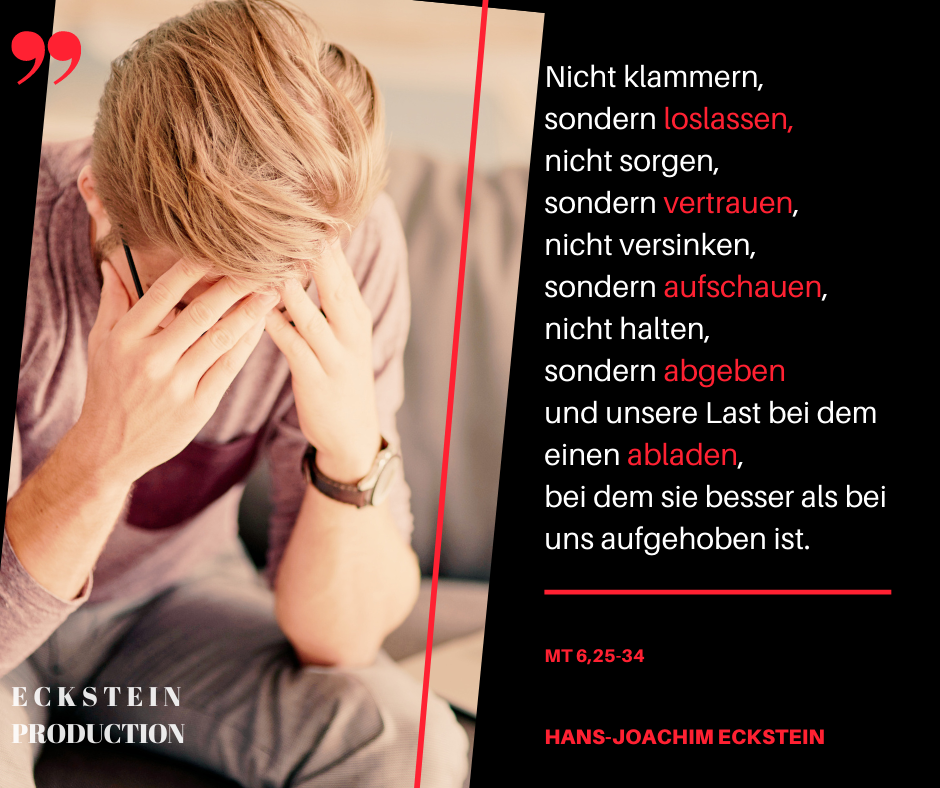 #hansjoachimeckstein, #ecksteinhansjoachim, #ecksteinproduction, loslassen