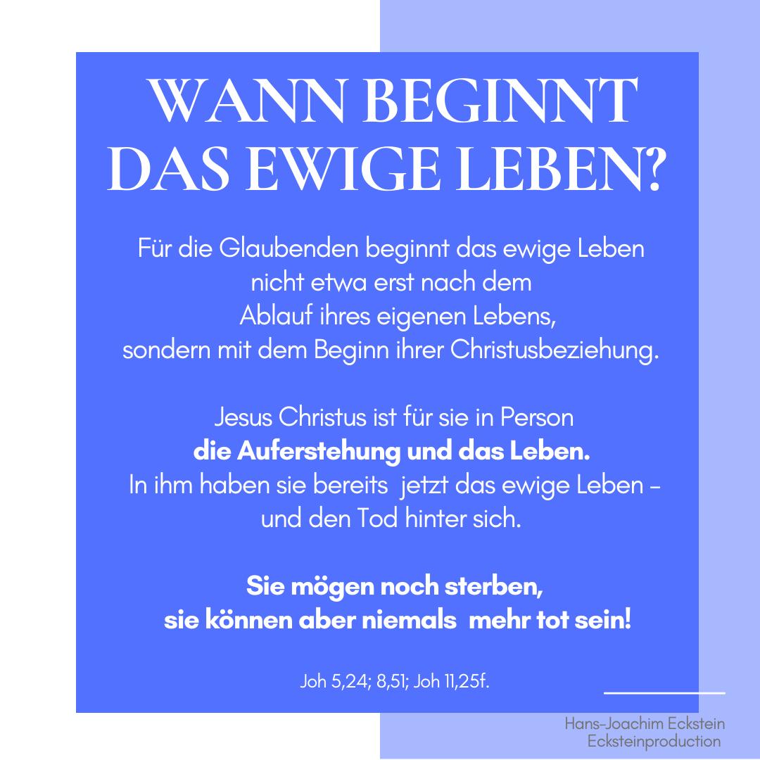 Ewiges Leben, Ostern, Ostern, #hansjoachimeckstein, #ecksteinhansjoachim, #ecksteinproduction