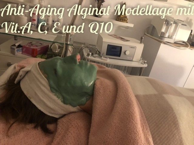 Alginat-Modelage mit Anti-Aging Wirkstoffen