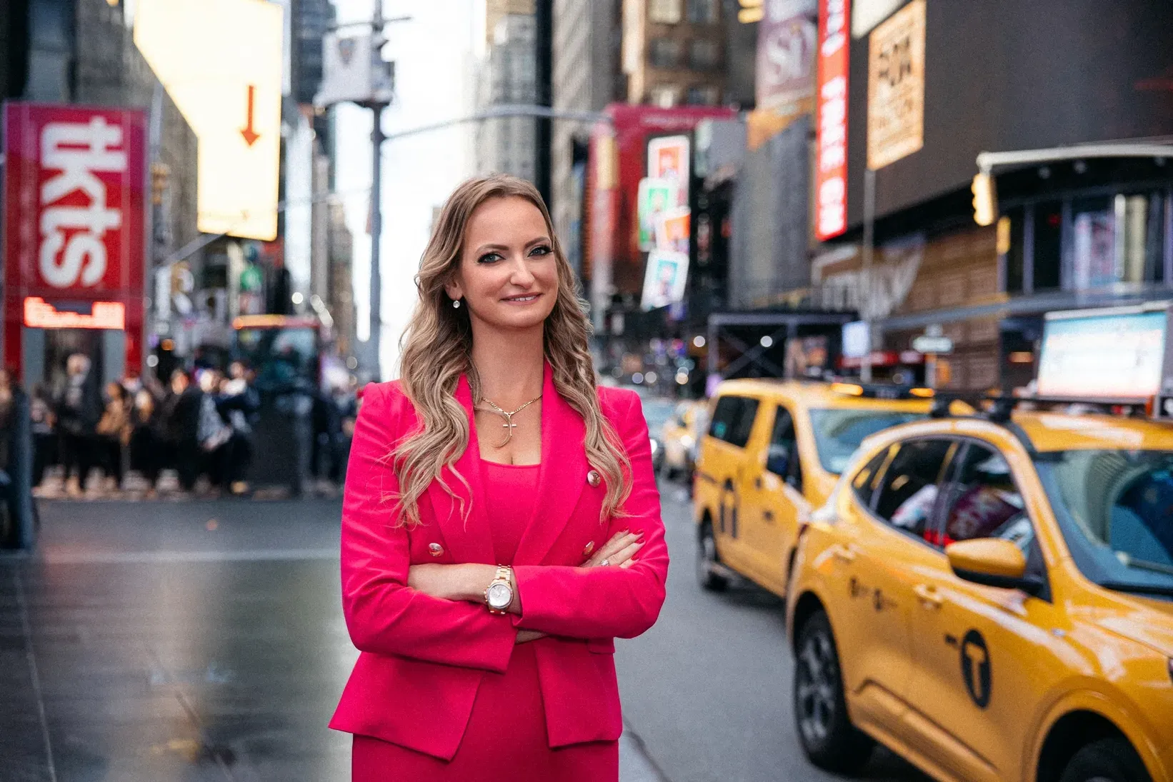 Foto von Marta Anna Schmidt auf dem Times Square, New York
