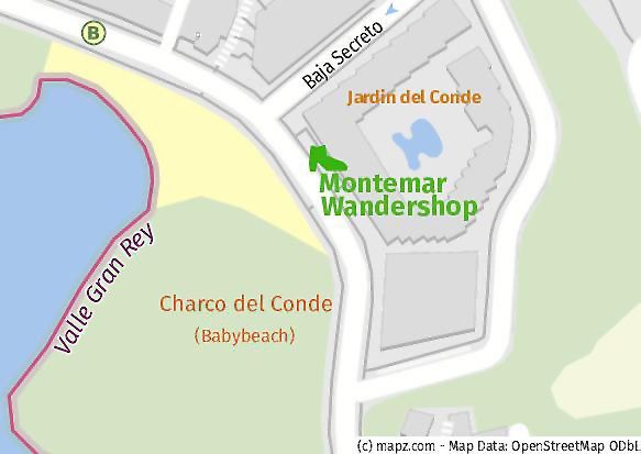 Büro/Anmeldung Montemar Wandershop Valle Gran Rey