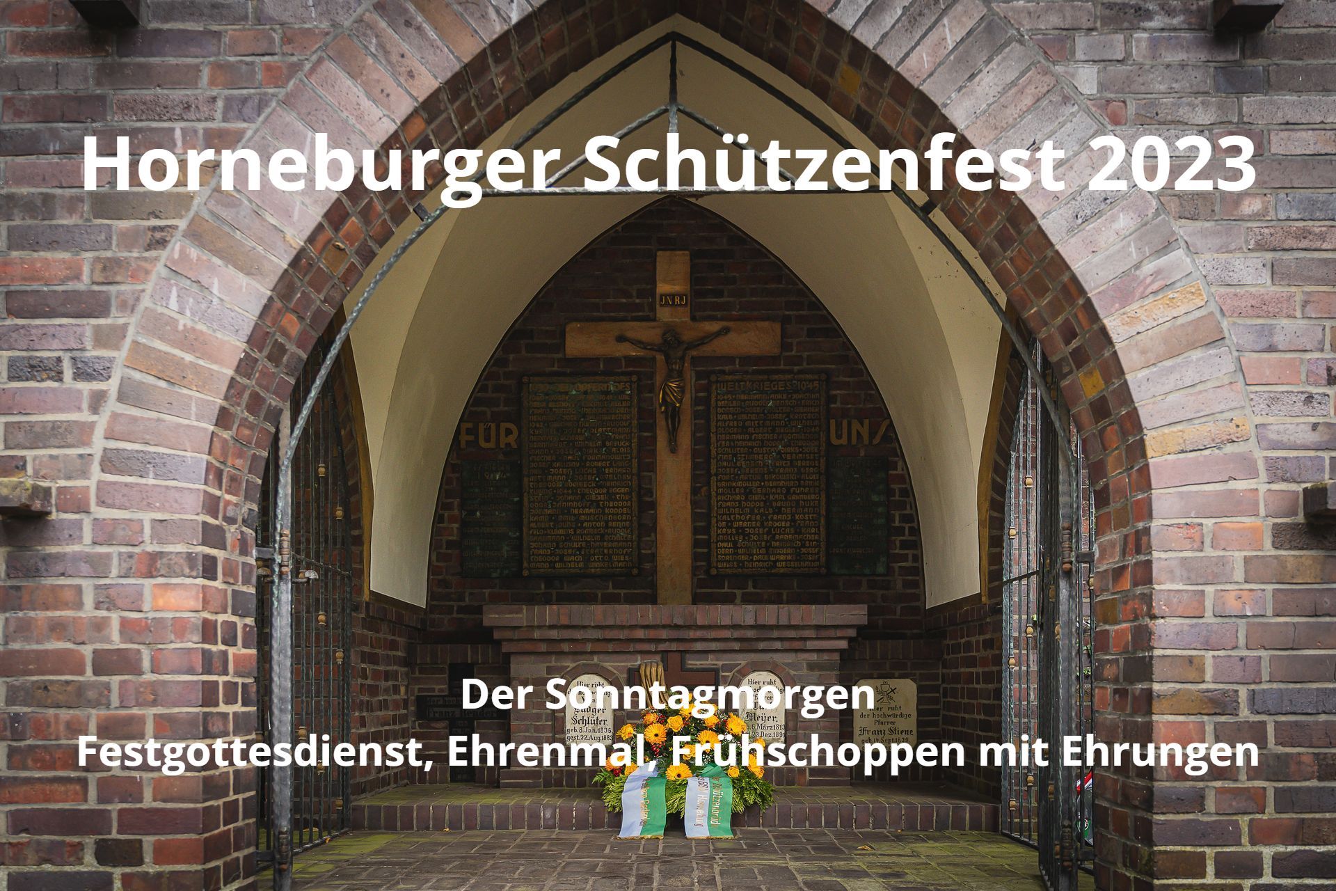 Galerie - Schützenfest 2023 - Sonntag - Messe, Ehrenmal, Frühschoppen, Ehrungen