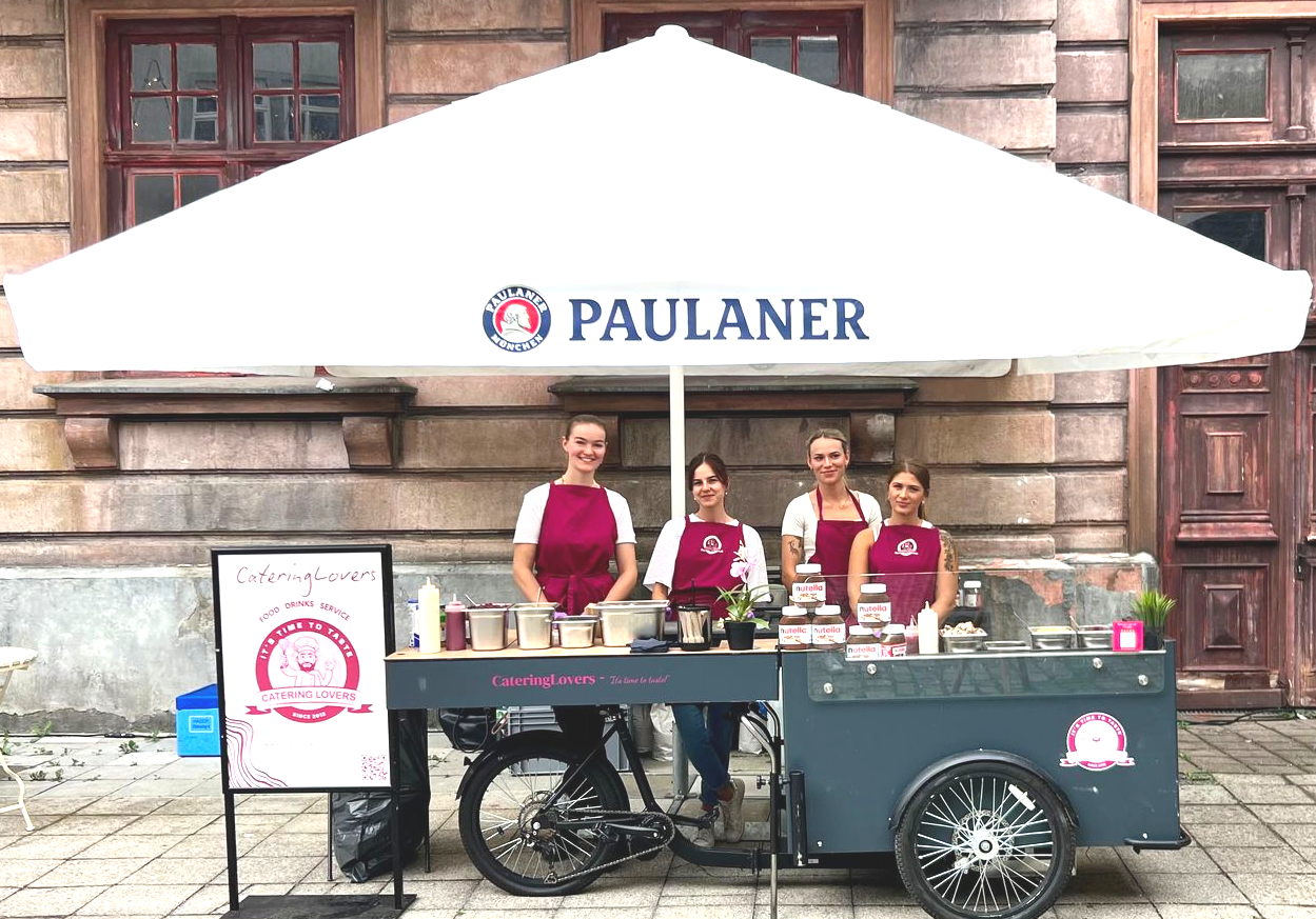 Waffeln auf Firmenfeier mit HappyBike