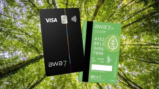 awa7 grüne Kreditkarte für Studenten