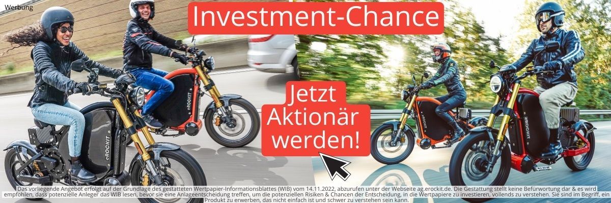 eROCKIT AG Aktienemission Elektromotorräder