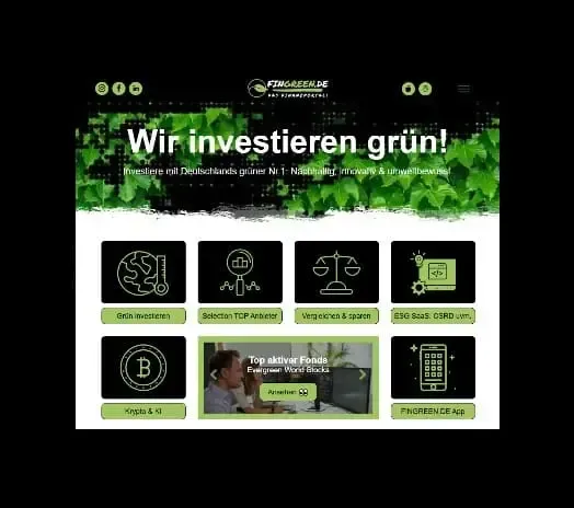 Auf fingreen.de grün investieren.