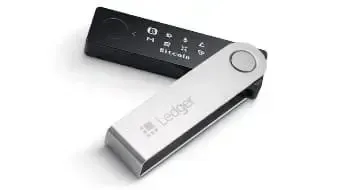 Ledger bietet einen Hardware Stick um grüne Kryptowährungen zu sicher zu verwahren.