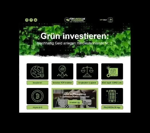 Auf fingreen.de grün investieren.