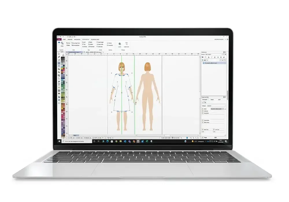 Diseño Ficha técnica, escandallo, Idea, Moda, Tapicería, Automoción