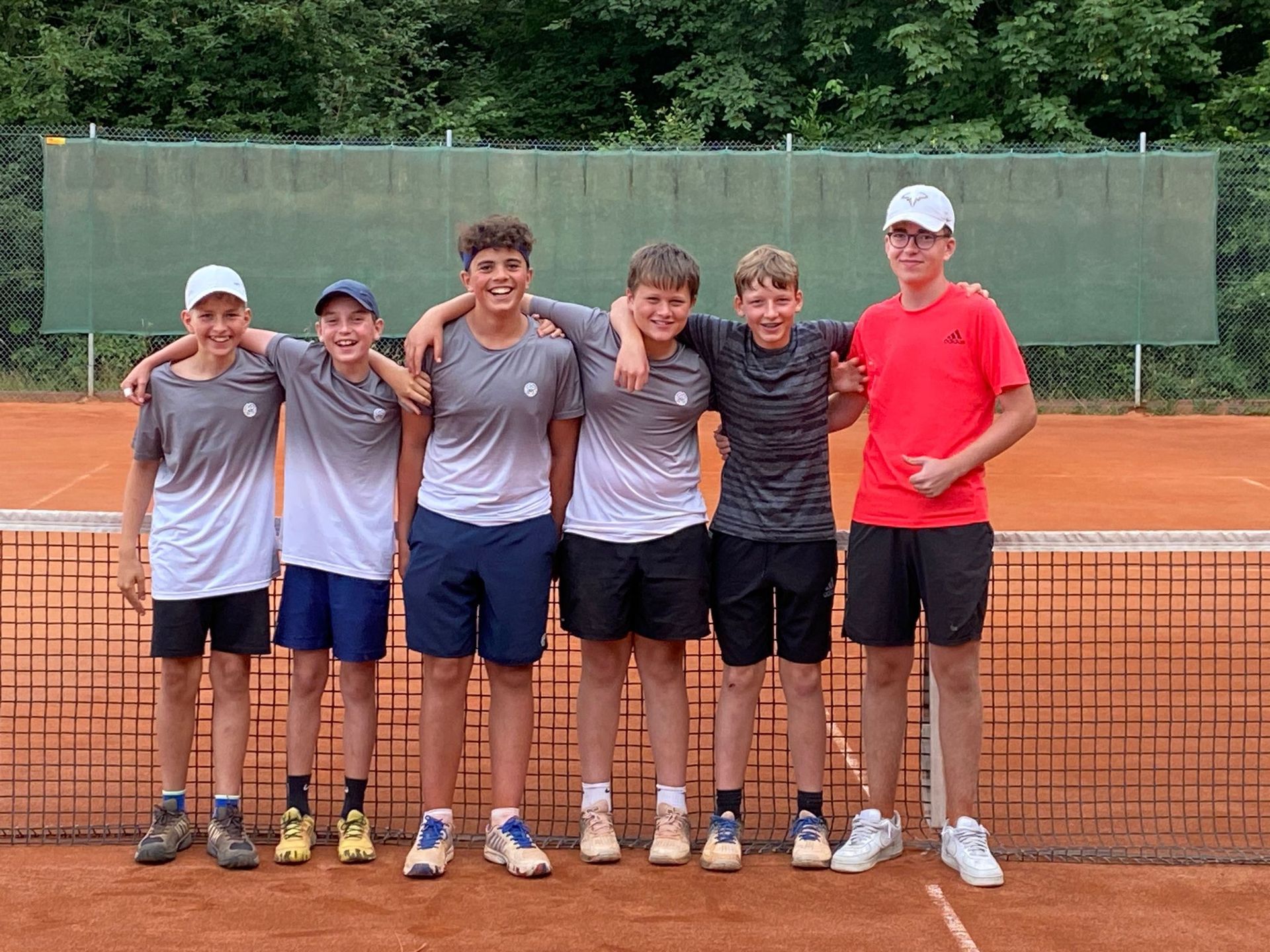 Damen 50 TC Friedberg bei ihrem Sieg der zum Aufstieg in die Bezirksoberliga führte