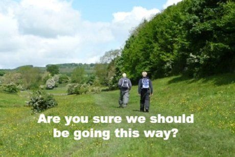 Tailored 1-2-1 outplacement packages Two people hiking