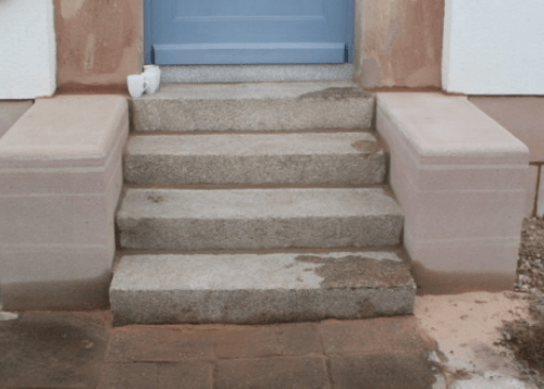 Sandstein Treppe für außen / Eingang