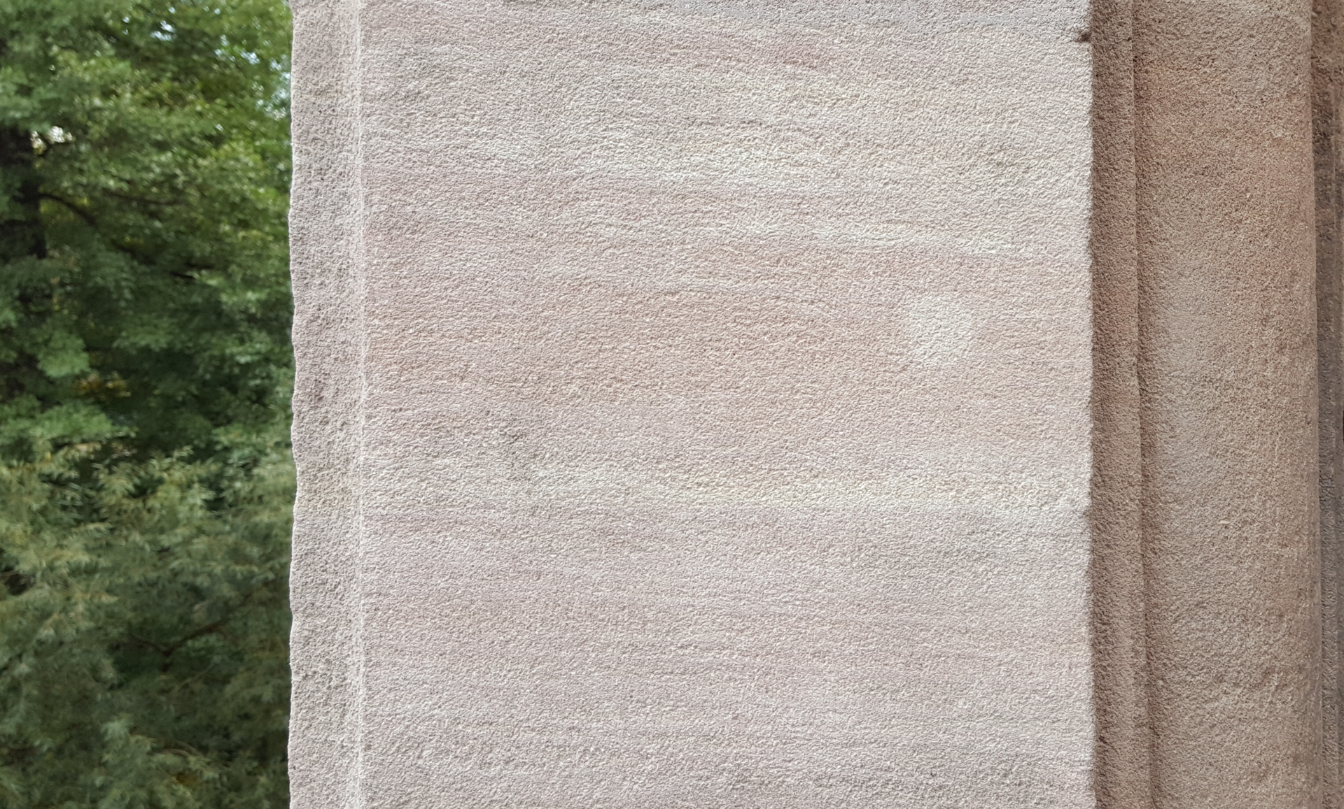 Graffiti Sandstein Nachher Entfernung