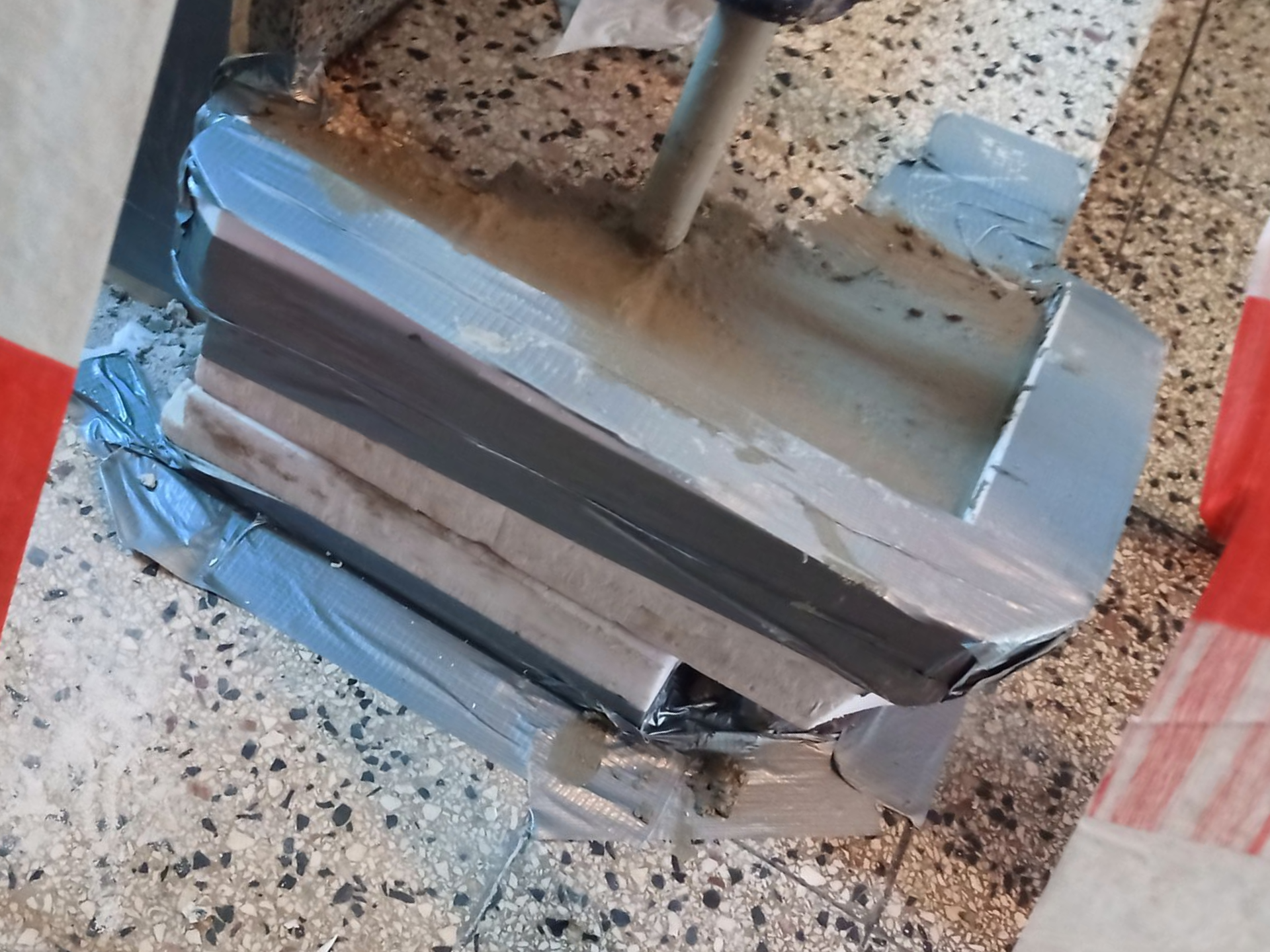 Sandsteinfassade aus Olsbrücker Sandstein - Vorher