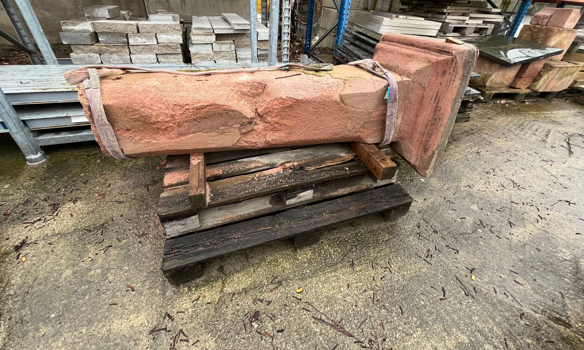 Restaurierung, Sandsteinpfeiler, Sandstein, Worzeldorf