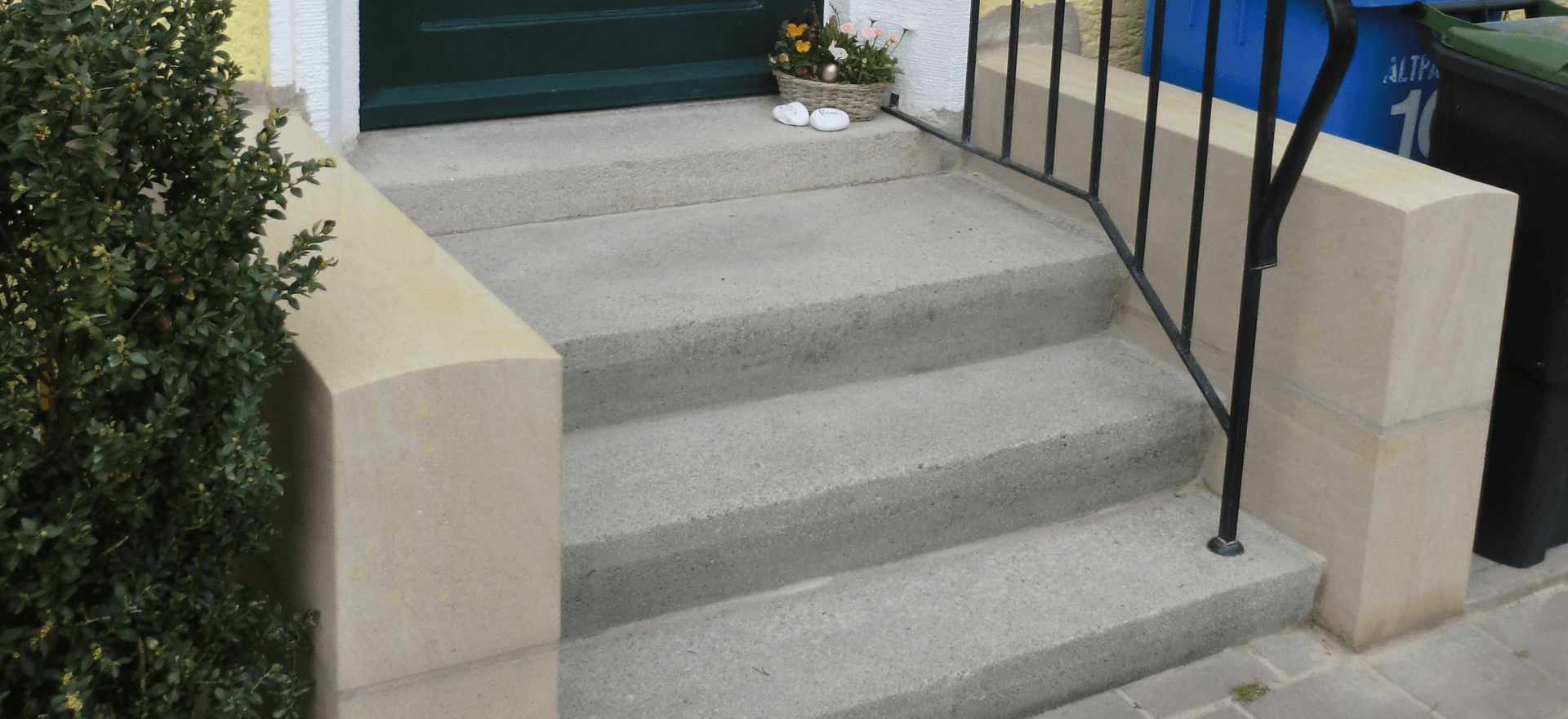 Granit Außentreppe