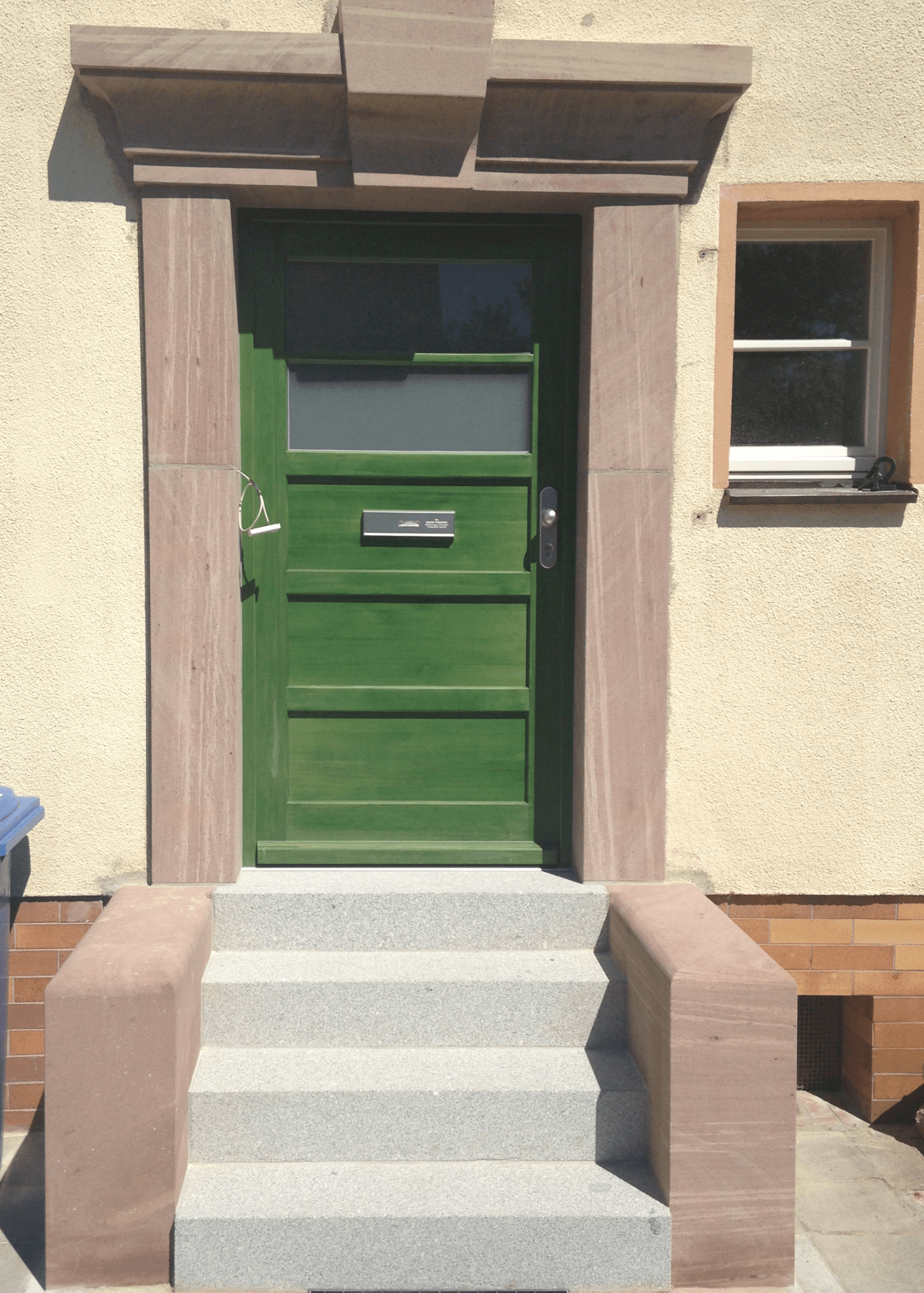 Sandstein Eingang Gewände Laibung