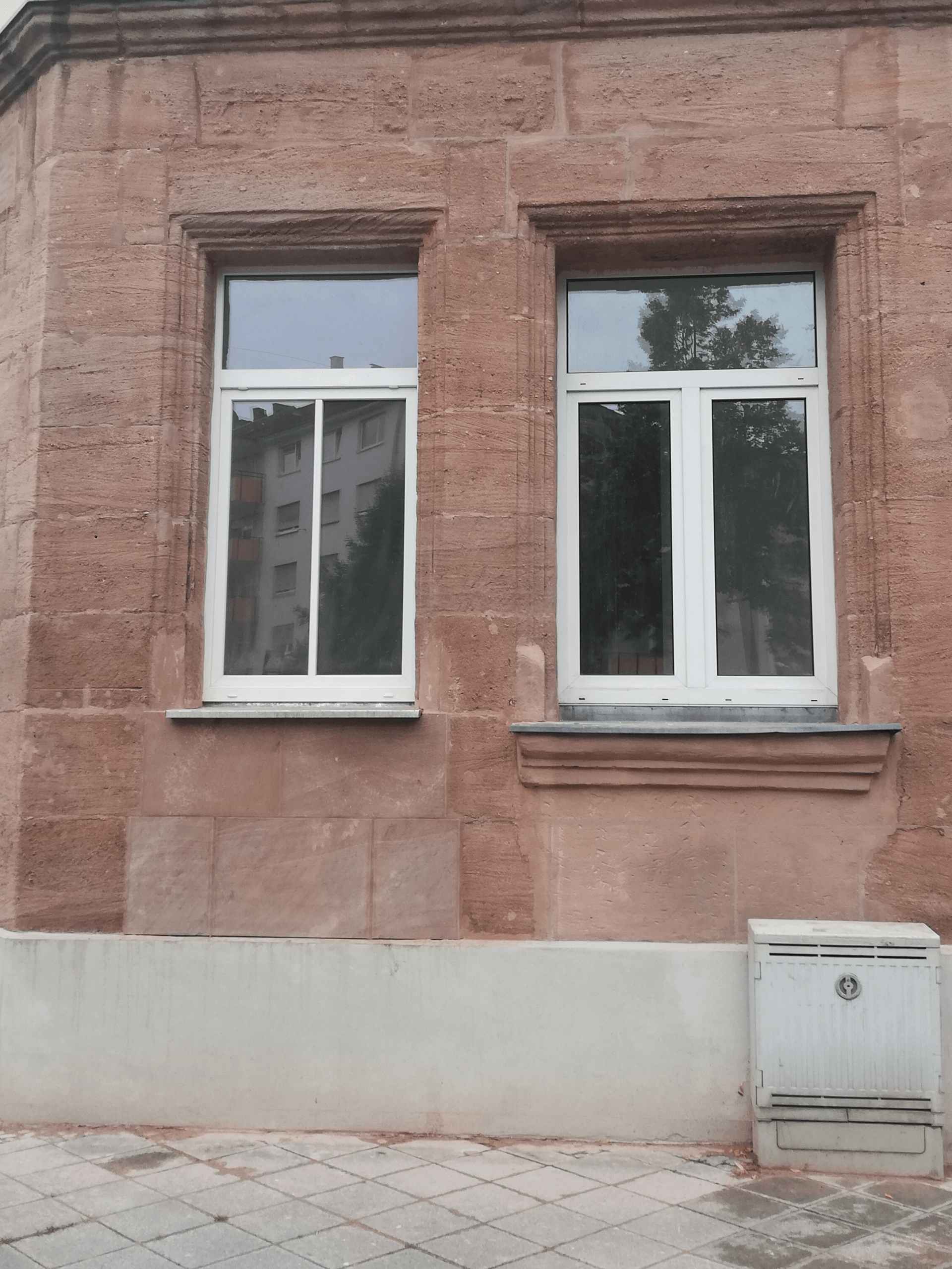 Sandstein Fassade Neu