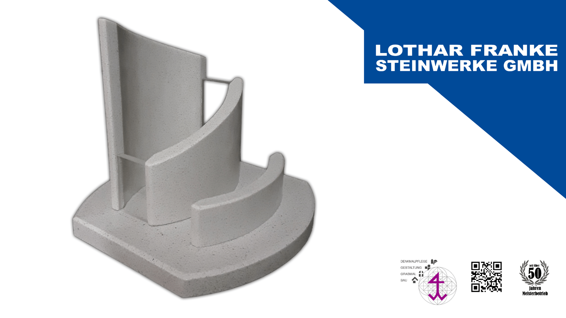 Schreibtischset aus Kunststein