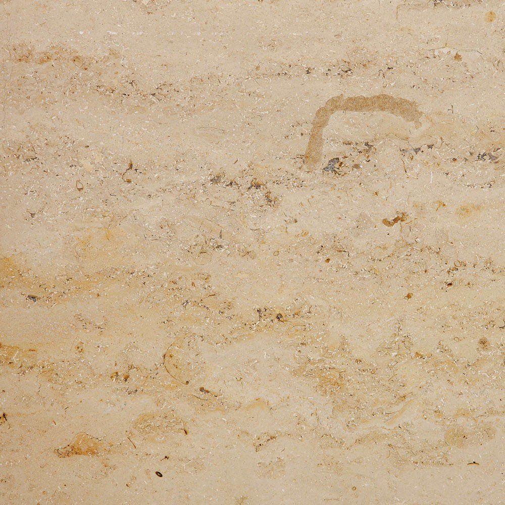 Jura Kalkstein, Limestone, Jura Gelb gebändert und poliert