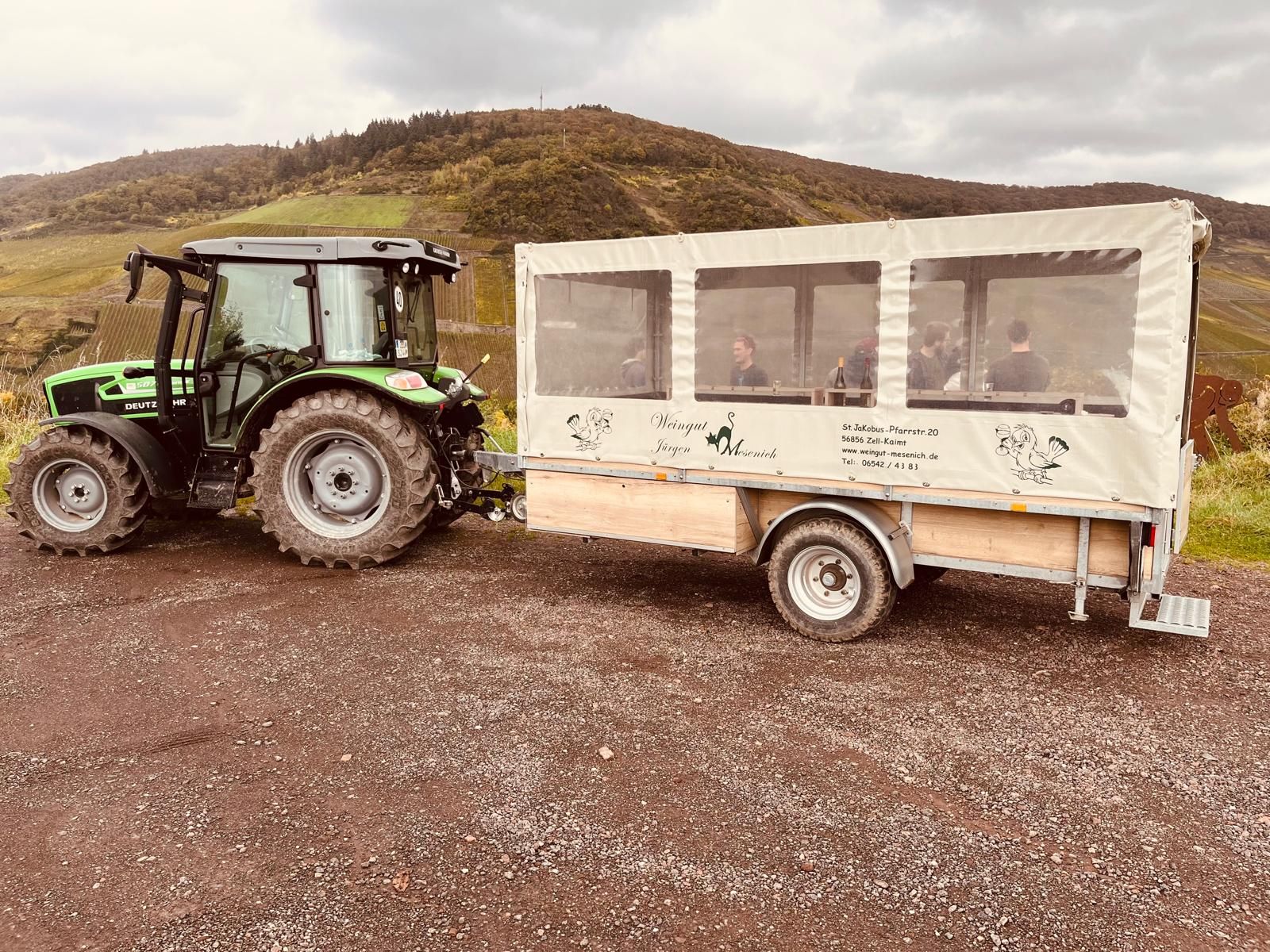 Planwagenfahrt, Brauchtumsfahrt Zell/Mosel