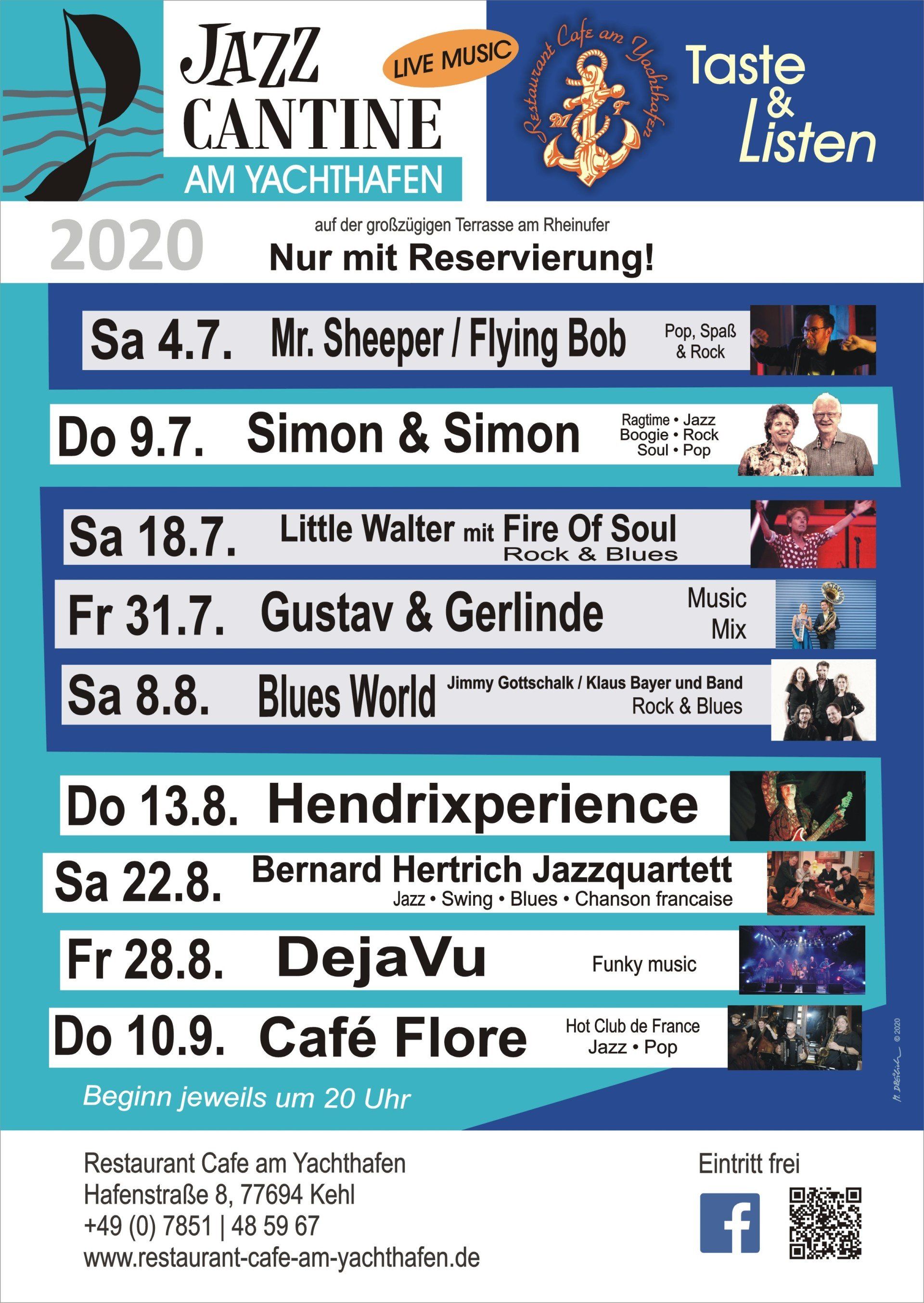 Jazz Cantine - am Yachthafen Kehl Restaurant Café am Yachthafen 77694 Kehl Gunnar Sommer