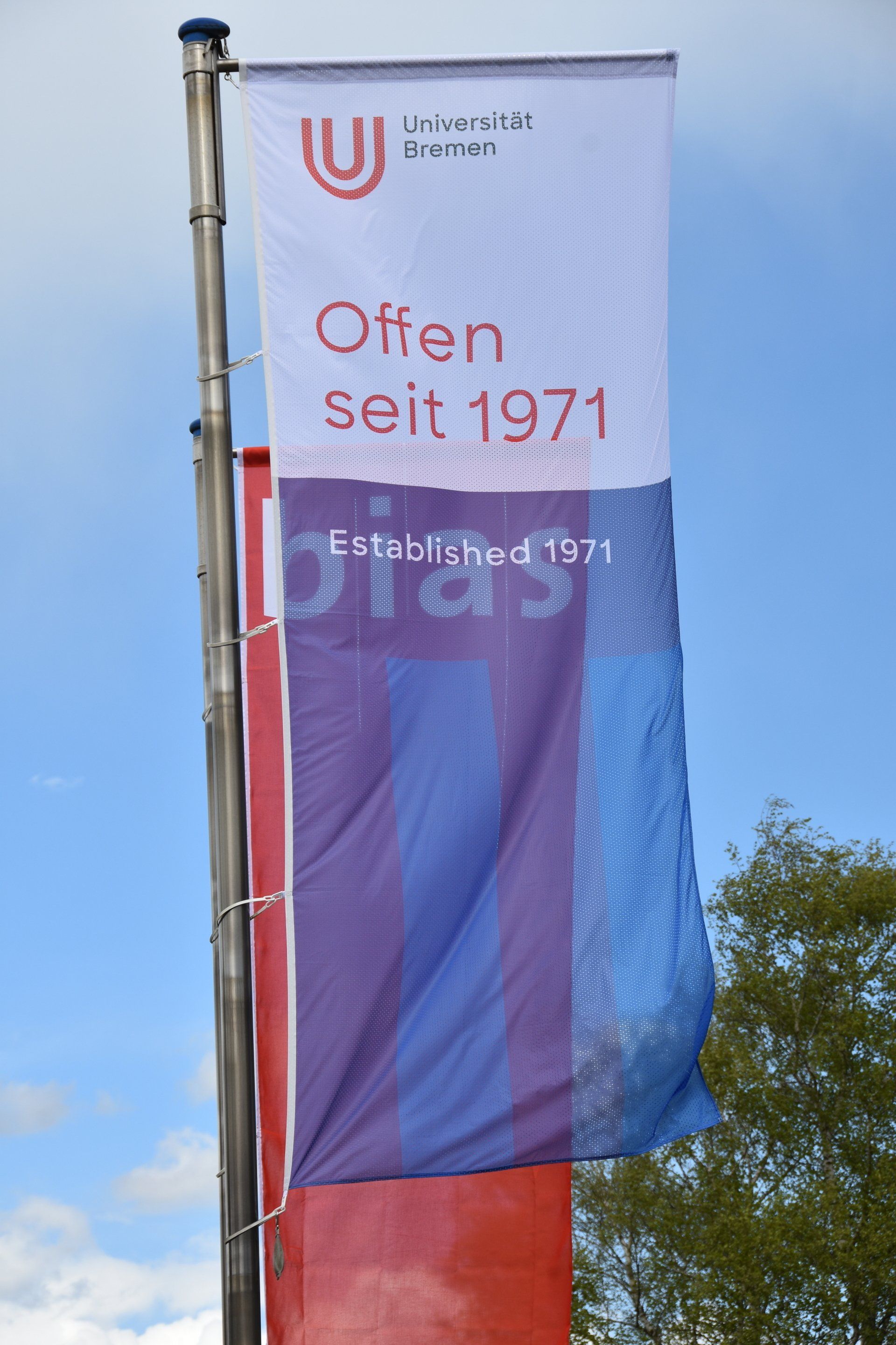 Flaggen Universität Bremen und BIAS