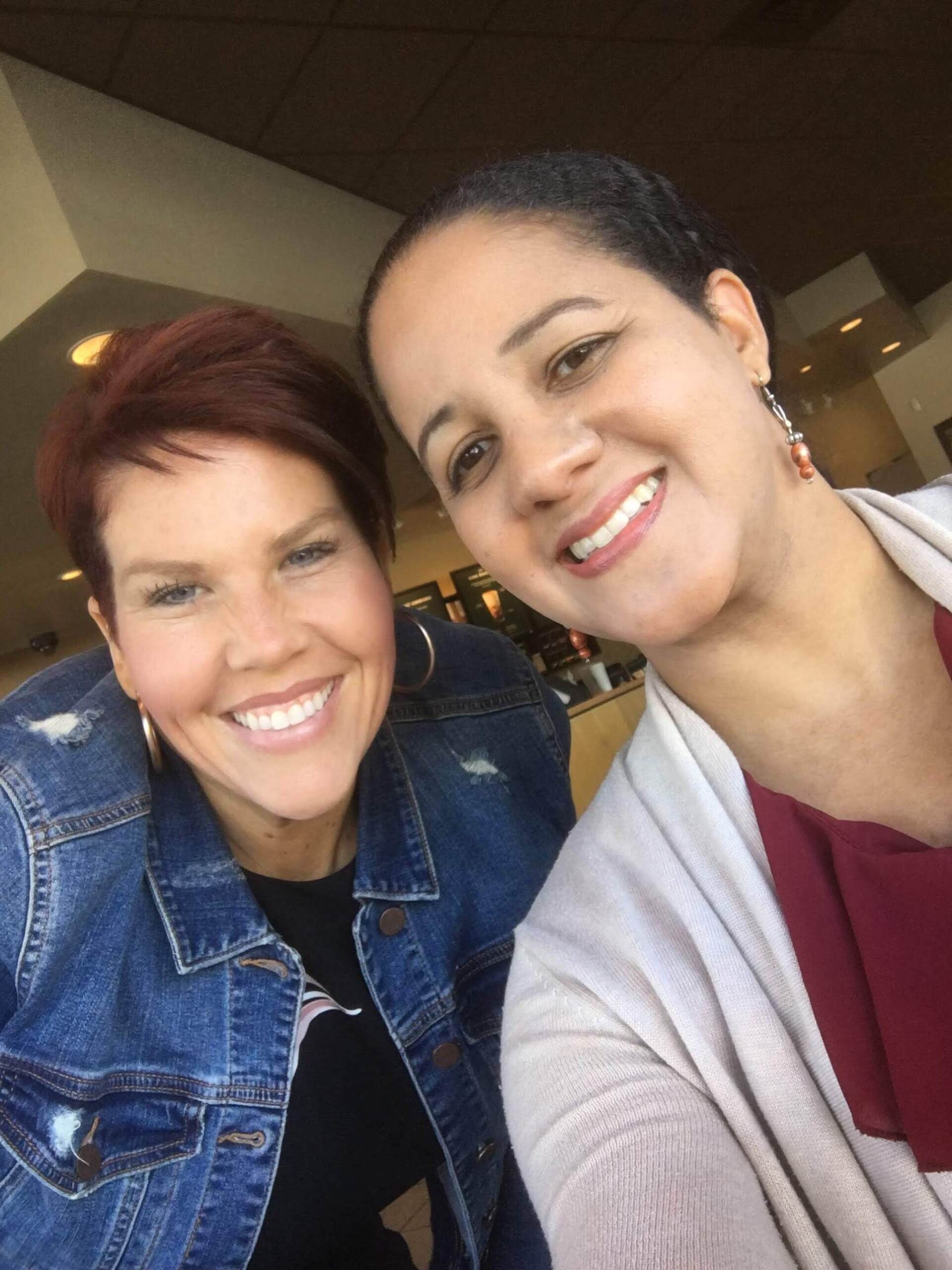 Shambi Broome with Greenville Vein marketing client Jennifer Welborn