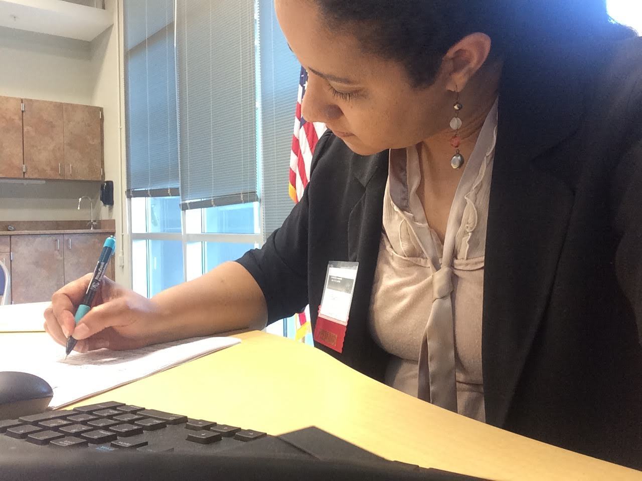 Shambi Broome at work