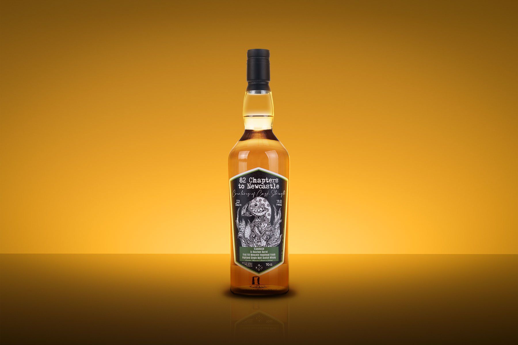 CGI 3D-Hintergrund mit Flaschen Freisteller Whiskey Produktfotografie Produktvisualisierung Rendering