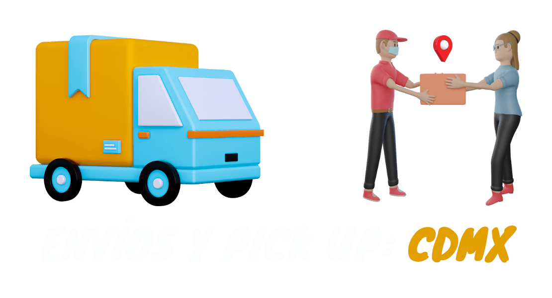Contamos con servicio de envío y pick up en CDMX