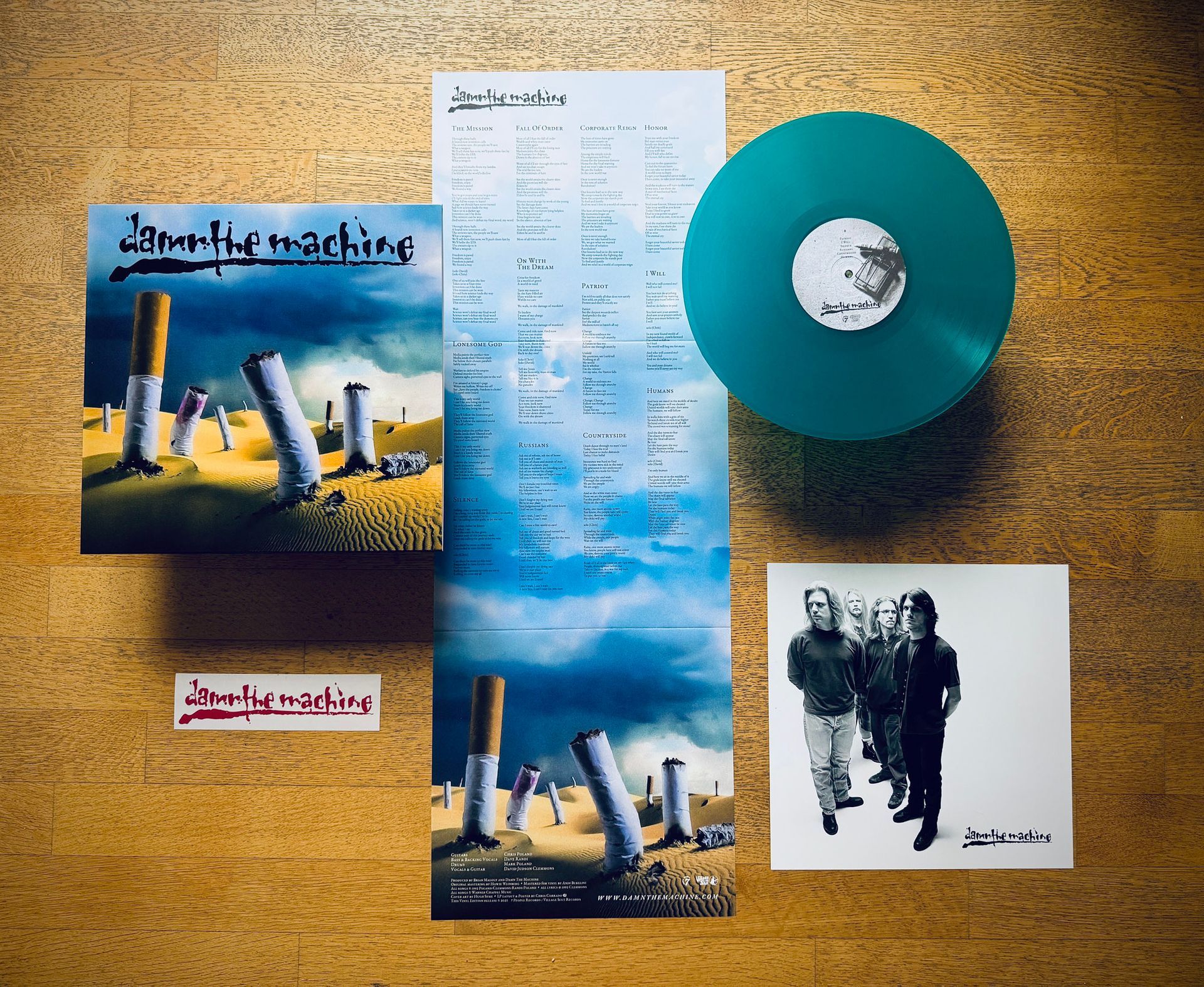 Damn The Machine - Debut Vinyl LP