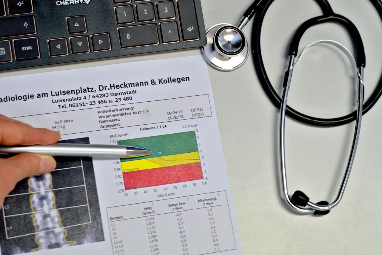 DXA Knochendichtemessung mit T-Wert (T-Score), Z-Wert (Z-Score) und BMD DXA Knochendichtemessung mit T-Wert (T-Score), Z-Wert (Z-Score) und BMD