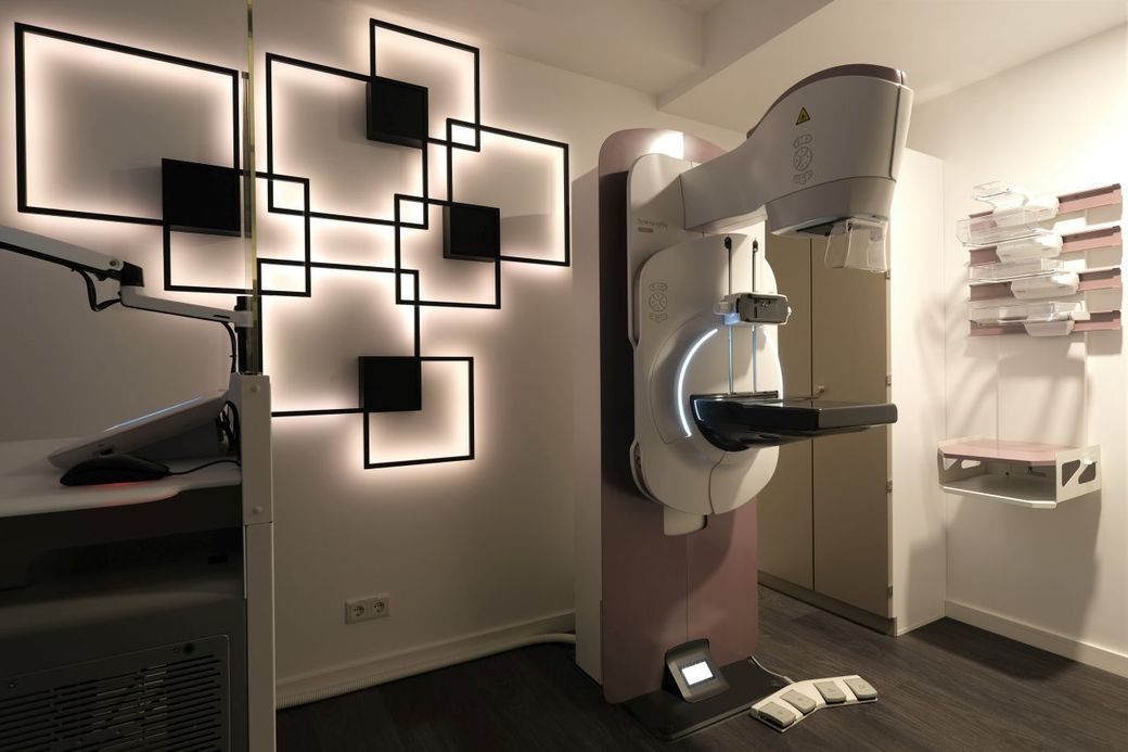 Mammographie Raum Radiologie am Luisenplatz in Darmstadt