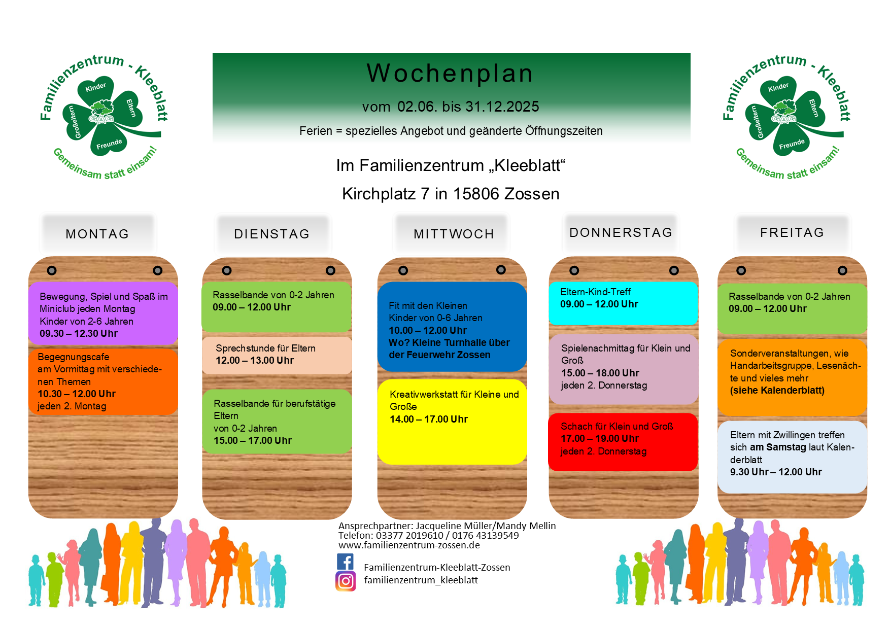 Wochenplan Wochenplan