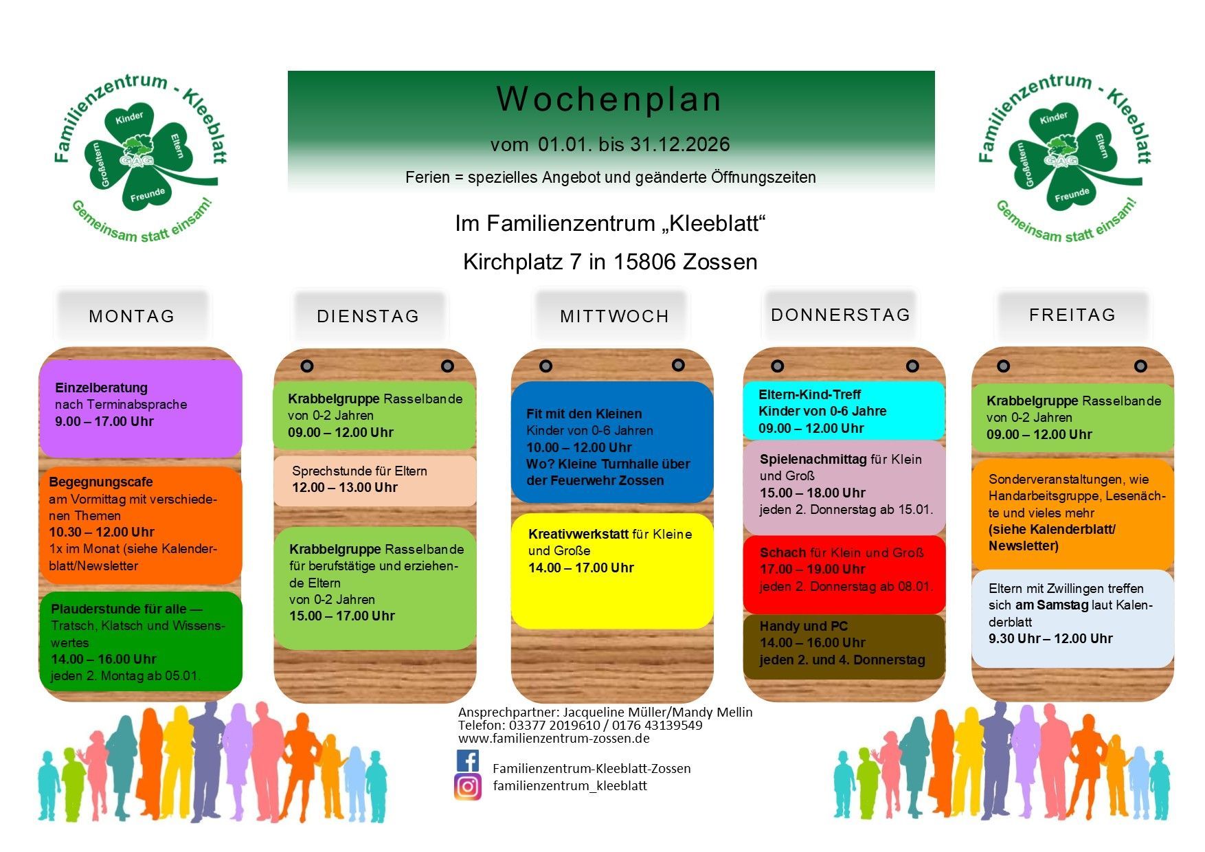Wochenplan Wochenplan