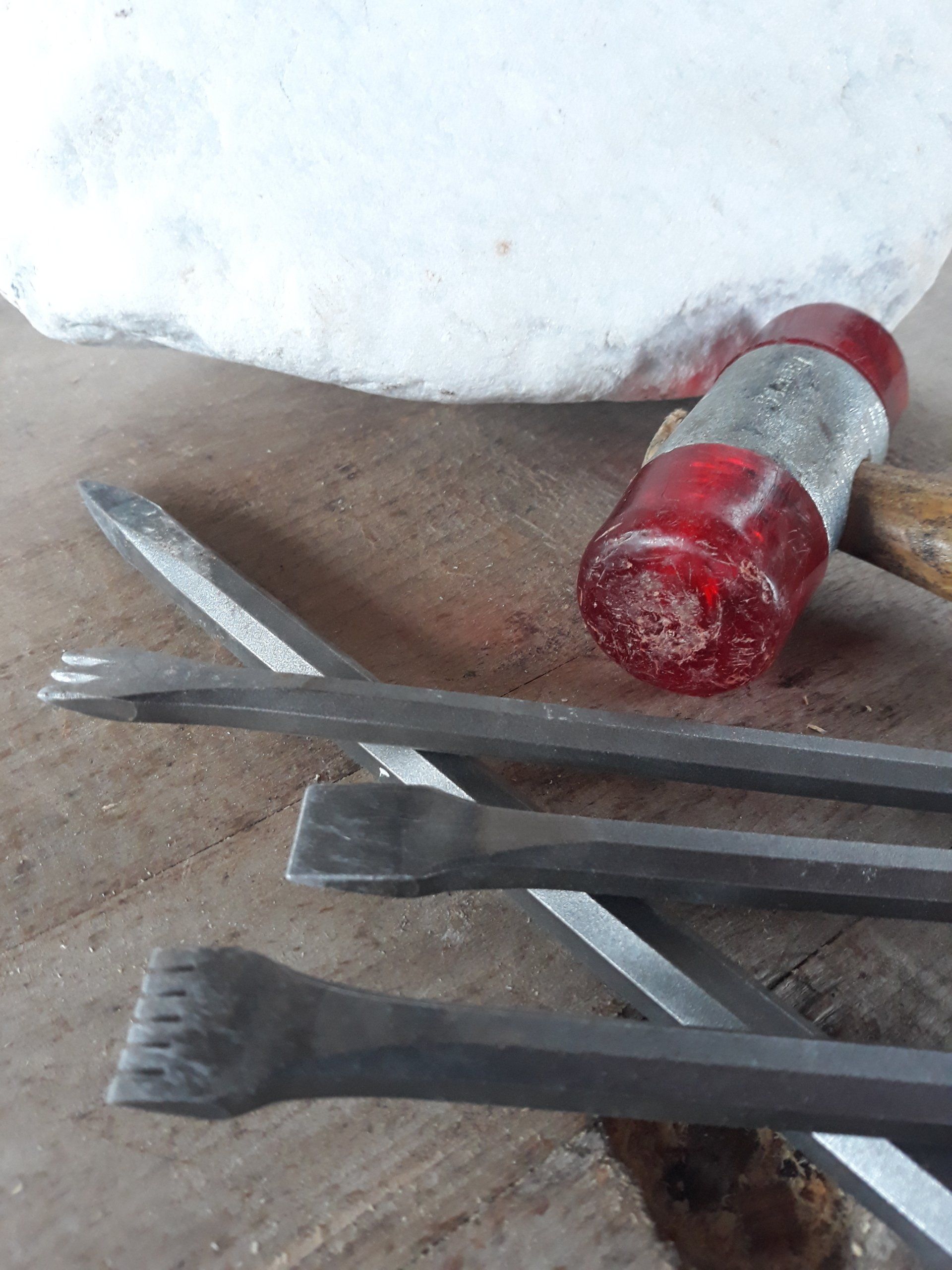 Werkzeug zur Marmorbearbeitung n Nahaufnahme