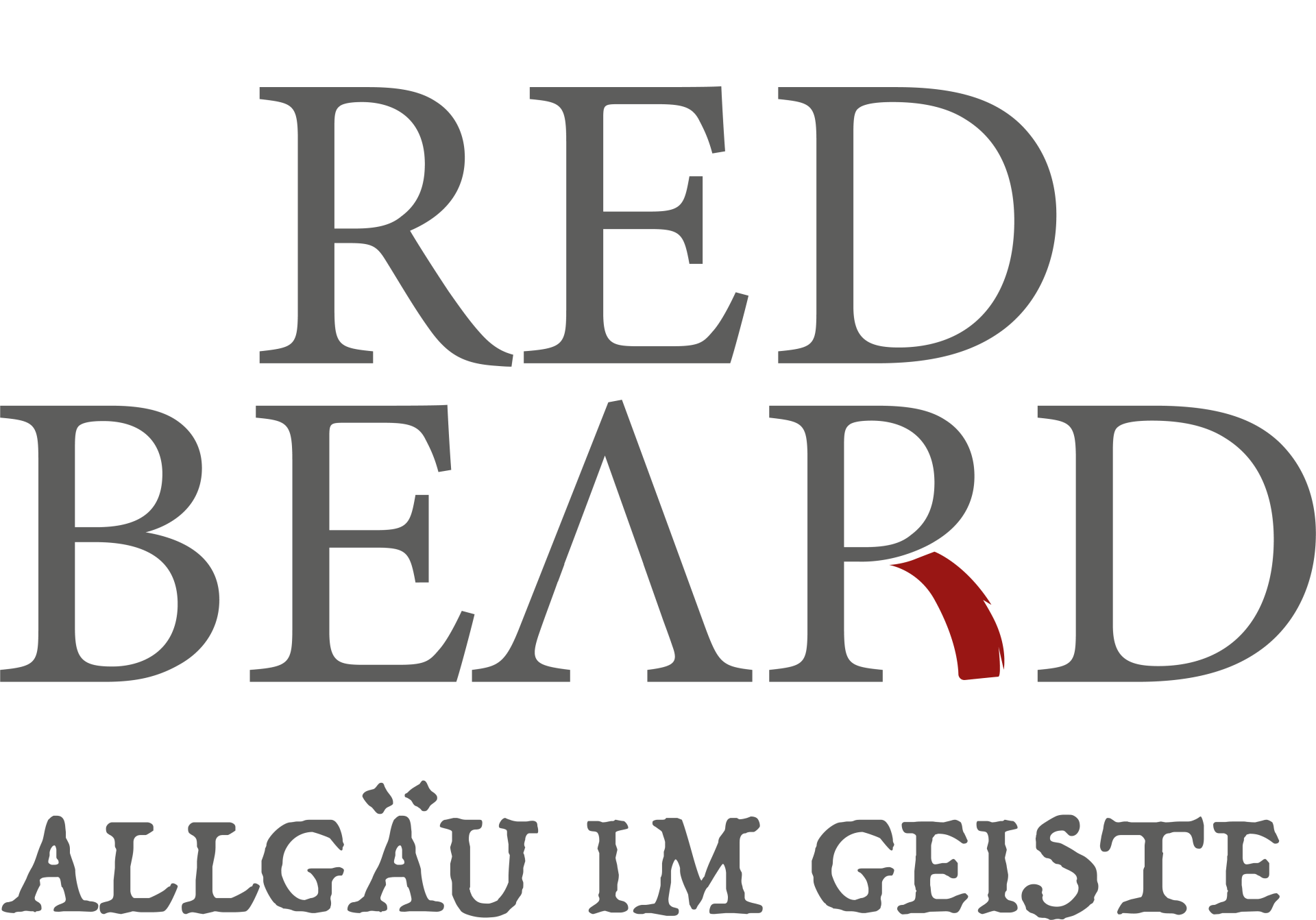 Logo Red Beard Gin - Allgäu im Geiste